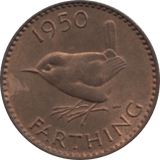 1950 FARTHING 2 ( BU ) 8 - Farthing - Cambridgeshire Coins