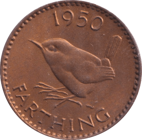 1950 FARTHING ( BU ) - Farthing - Cambridgeshire Coins