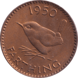 1950 FARTHING ( BU ) - Farthing - Cambridgeshire Coins