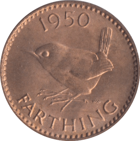 1950 FARTHING ( UNC ) - Farthing - Cambridgeshire Coins