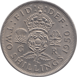 1950 FLORIN ( UNC ) - FLORIN - Cambridgeshire Coins