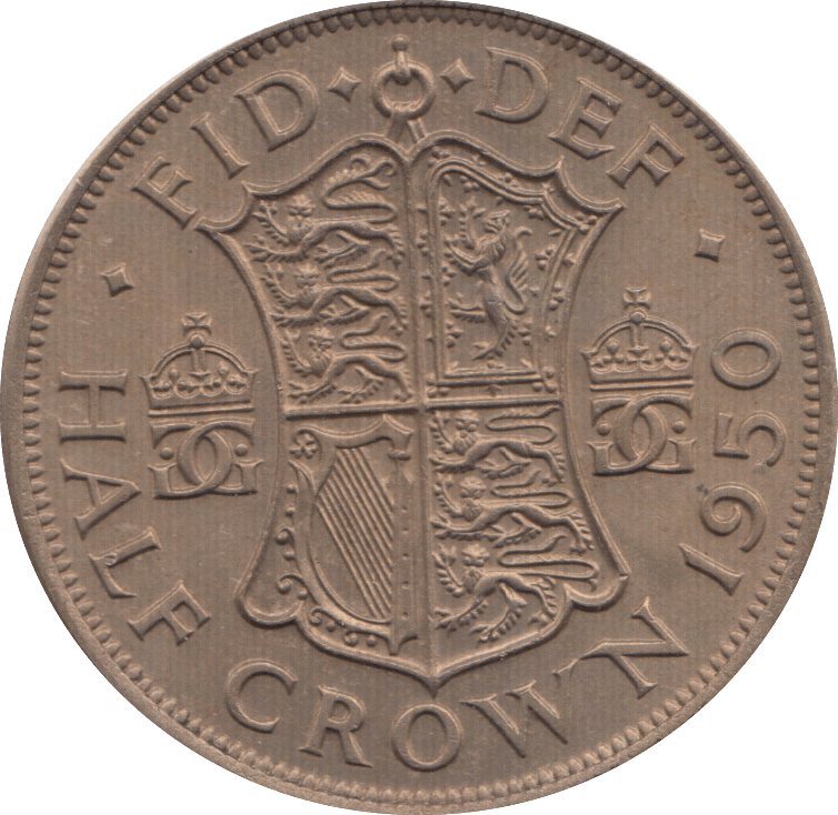 1950 HALFCROWN ( UNC ) 4 - HALFCROWN - Cambridgeshire Coins