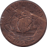 1950 HALFPENNY ( UNC ) - Halfpenny - Cambridgeshire Coins
