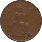 1950 PENNY 1 ( EF ) 8 - Penny - Cambridgeshire Coins