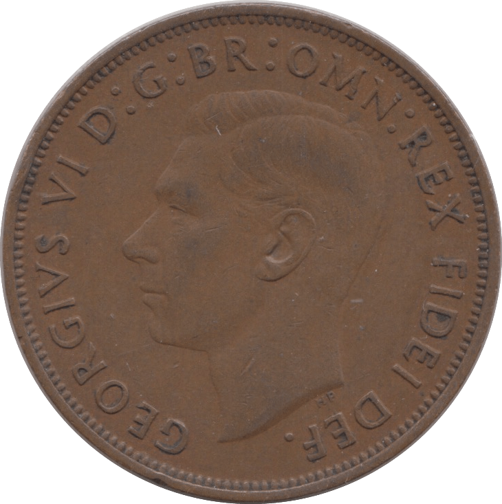 1950 PENNY ( AUNC ) 2 - Penny - Cambridgeshire Coins