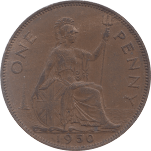 1950 PENNY ( AUNC ) 5 - Penny - Cambridgeshire Coins