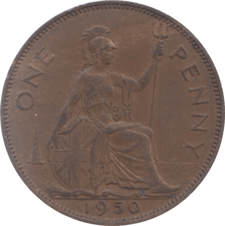 1950 PENNY ( AUNC ) 5 - Penny - Cambridgeshire Coins