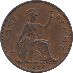 1950 PENNY ( AUNC ) 8 - Penny - Cambridgeshire Coins
