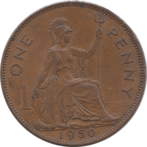 1950 PENNY ( AUNC ) 8 - Penny - Cambridgeshire Coins