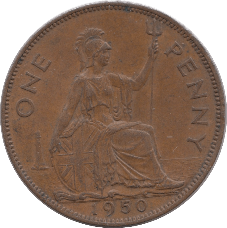 1950 PENNY ( AUNC ) 8 - Penny - Cambridgeshire Coins