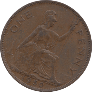 1950 PENNY ( EF ) 1 - Penny - Cambridgeshire Coins