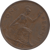 1950 PENNY ( EF ) 1 - Penny - Cambridgeshire Coins