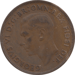 1950 PENNY ( EF ) 1 - Penny - Cambridgeshire Coins