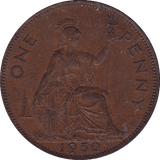 1950 PENNY ( EF ) . A - Penny - Cambridgeshire Coins