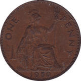 1950 PENNY ( EF ) . A - Penny - Cambridgeshire Coins