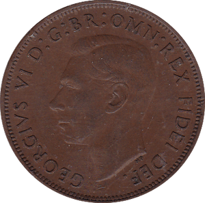 1950 PENNY ( EF ) . B - Penny - Cambridgeshire Coins