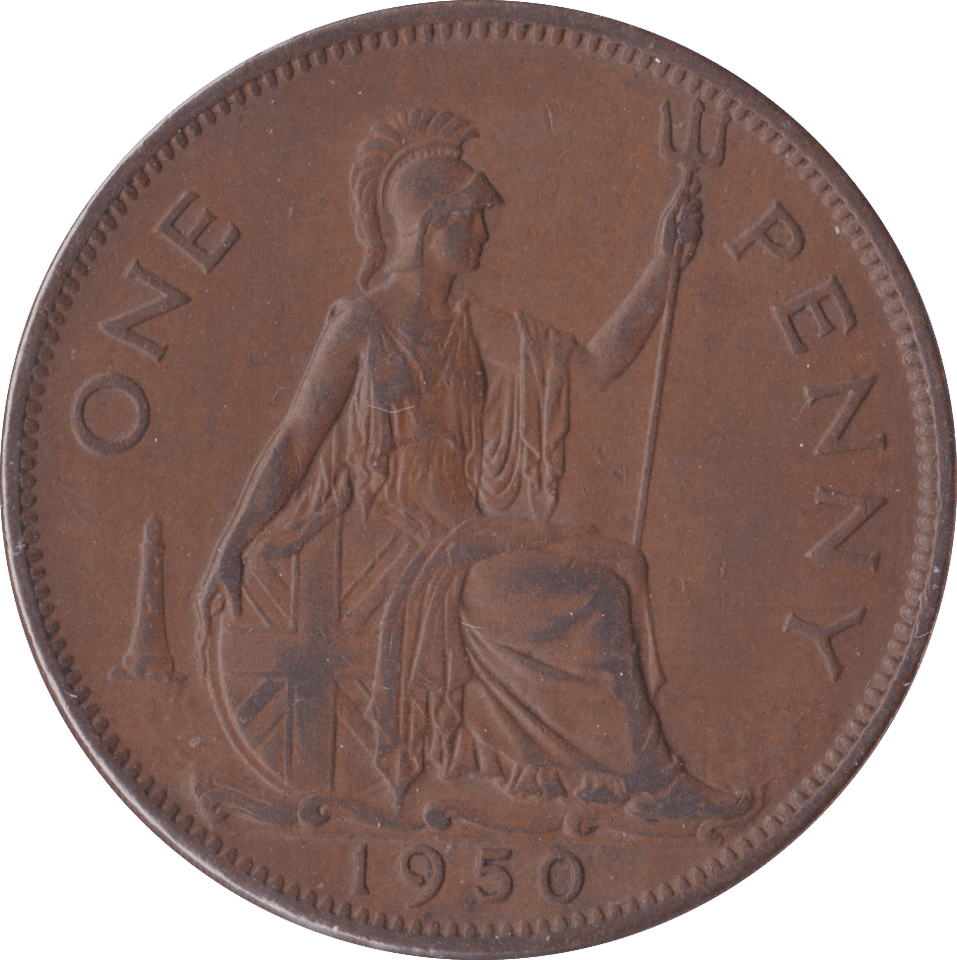 1950 PENNY ( EF ) C - Penny - Cambridgeshire Coins