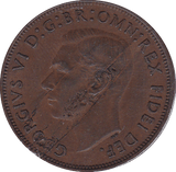 1950 PENNY ( EF ) CRACKED OBVERSE - Penny - Cambridgeshire Coins