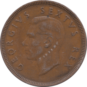 1950 PENNY SOUTH AFRICA - WORLD COINS - Cambridgeshire Coins