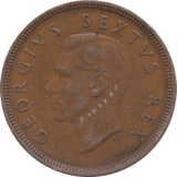 1950 PENNY SOUTH AFRICA - WORLD COINS - Cambridgeshire Coins