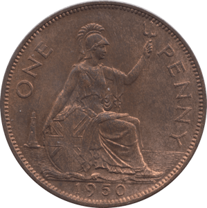 1950 PENNY ( UNC ) 1 - Penny - Cambridgeshire Coins