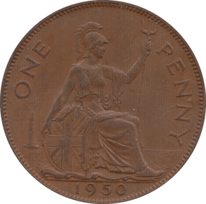 1950 PENNY ( UNC ) 3 - Penny - Cambridgeshire Coins