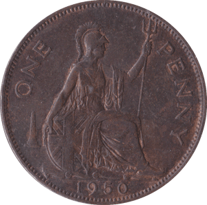 1950 PENNY ( UNC ) B - Penny - Cambridgeshire Coins