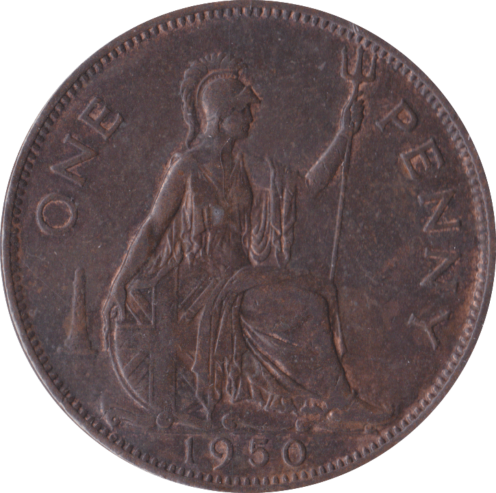 1950 PENNY ( UNC ) B - Penny - Cambridgeshire Coins