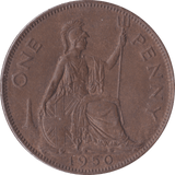 1950 PENNY ( UNC ) C - Penny - Cambridgeshire Coins