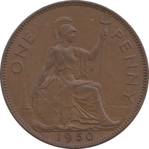 1950 PENNY ( UNC ) E - Penny - Cambridgeshire Coins