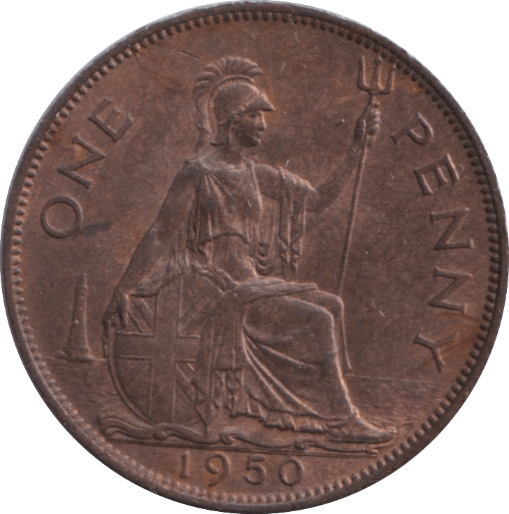 1950 PENNY ( UNC ) - Penny - Cambridgeshire Coins