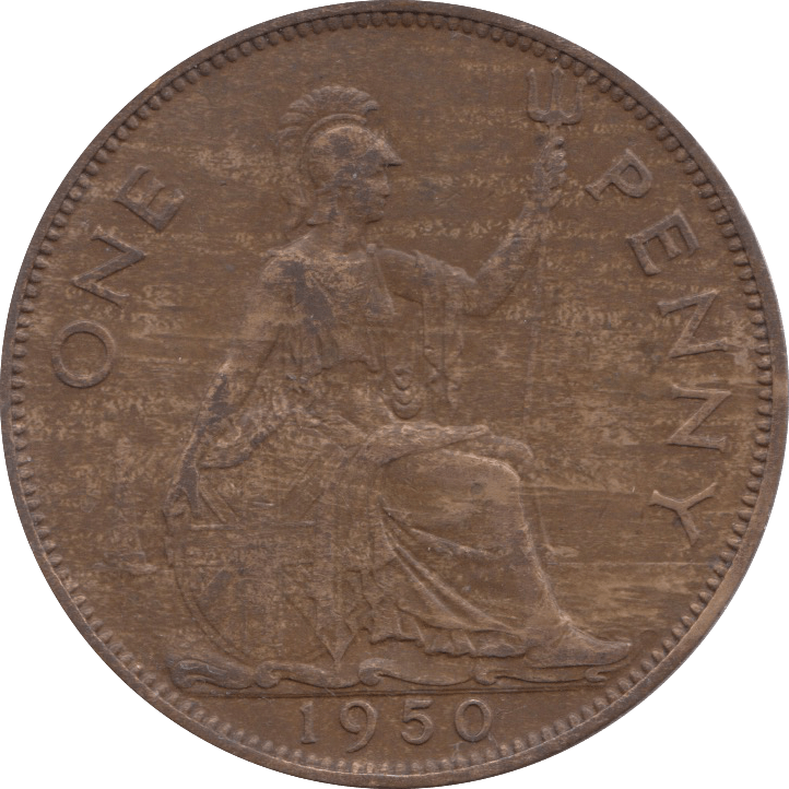 1950 PENNY ( VF ) 5 - Penny - Cambridgeshire Coins