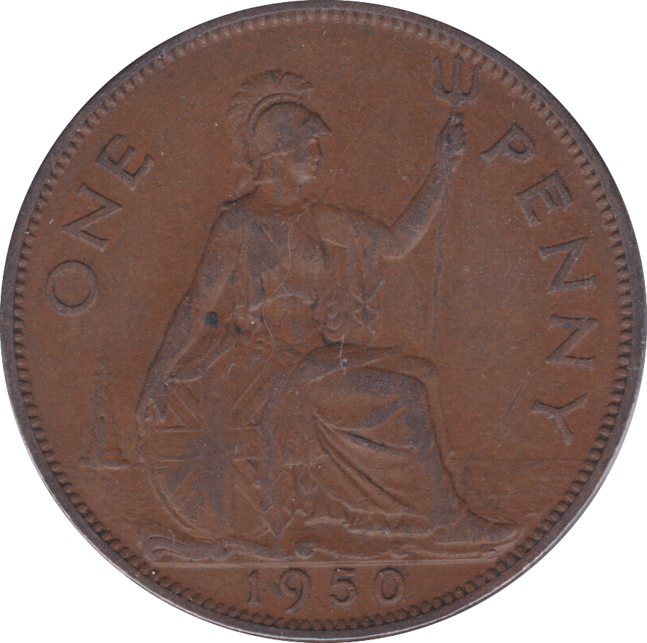 1950 PENNY ( VF ) .. - Penny - Cambridgeshire Coins
