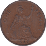 1950 PENNY ( VF ) .. - Penny - Cambridgeshire Coins