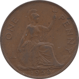 1950 PENNY ( VF ) - Penny - Cambridgeshire Coins