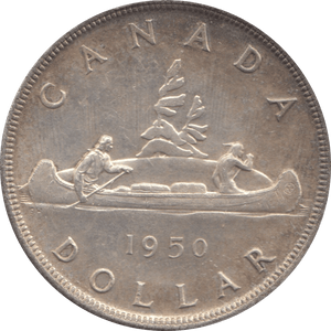 1950 SILVER DOLLAR CANADA 3 - WORLD SILVER COINS - Cambridgeshire Coins
