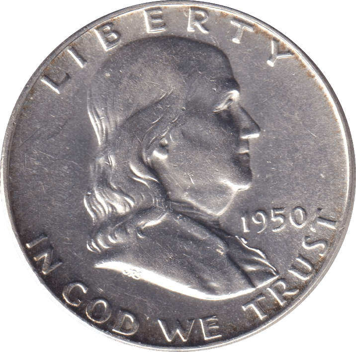 1950 SILVER HALF DOLLAR USA - Cambridgeshire Coins