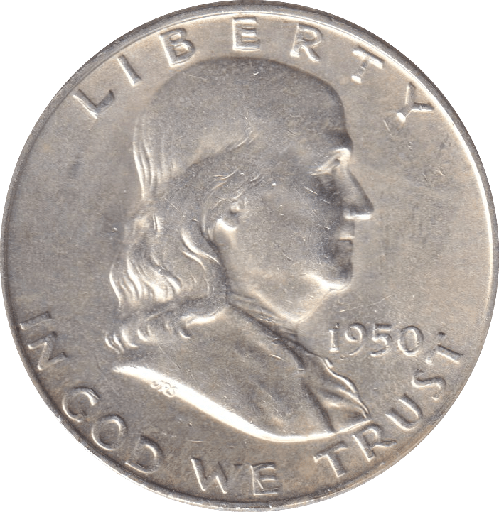 1950 SILVER HALF DOLLAR USA - Cambridgeshire Coins