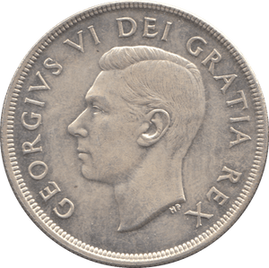 1950 SILVER ONE DOLLAR CANADA - WORLD SILVER COINS - Cambridgeshire Coins