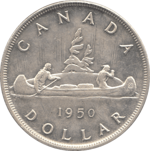 1950 SILVER ONE DOLLAR CANADA - WORLD SILVER COINS - Cambridgeshire Coins