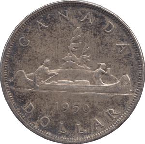 1950 SILVER ONE DOLLAR CANADA - WORLD SILVER COINS - Cambridgeshire Coins