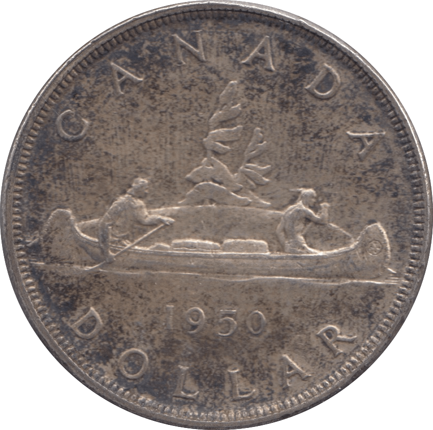 1950 SILVER ONE DOLLAR CANADA - WORLD SILVER COINS - Cambridgeshire Coins