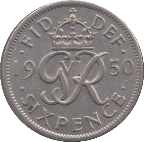 1950 SIXPENCE ( AUNC ) 2 - Sixpence - Cambridgeshire Coins