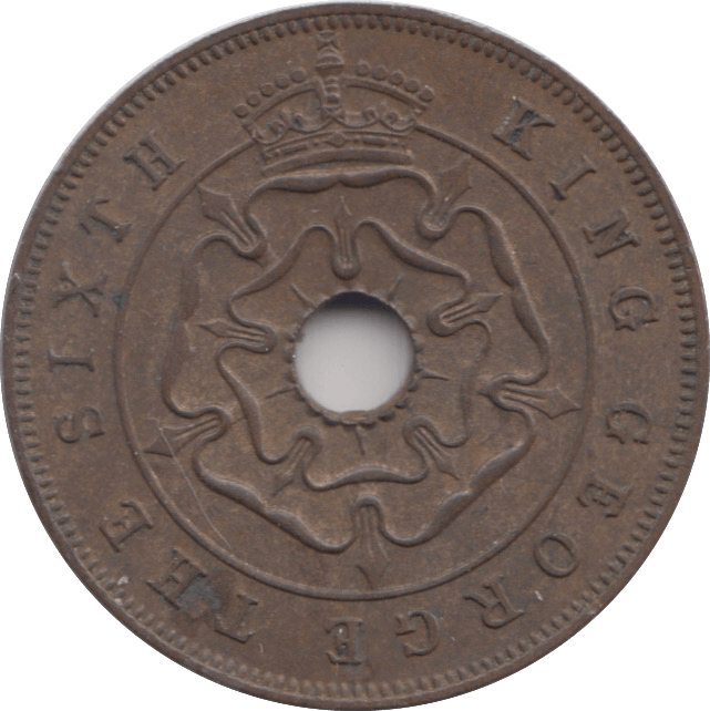 1950 SOUTHERN RHODESIA ONE PENNY - WORLD COINS - Cambridgeshire Coins