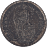 1950 SWITZERLAND HALF FRANC - WORLD COINS - Cambridgeshire Coins