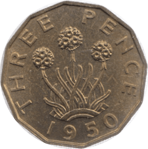 1950 THREEPENCE ( BU ) 23 - Threepence - Cambridgeshire Coins