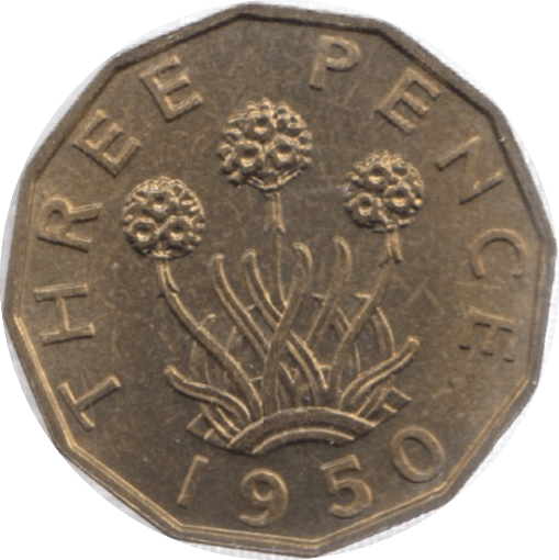 1950 THREEPENCE ( BU ) 23 - Threepence - Cambridgeshire Coins