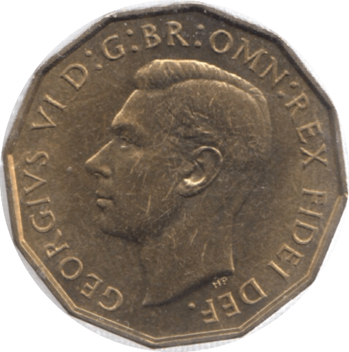 1950 THREEPENCE ( BU ) 23 - Threepence - Cambridgeshire Coins