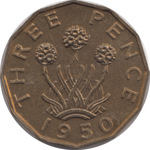 1950 THREEPENCE ( PROOF ) B - Threepence - Cambridgeshire Coins