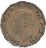 1950 THREEPENCE ( VF ) 3 - Threepence - Cambridgeshire Coins